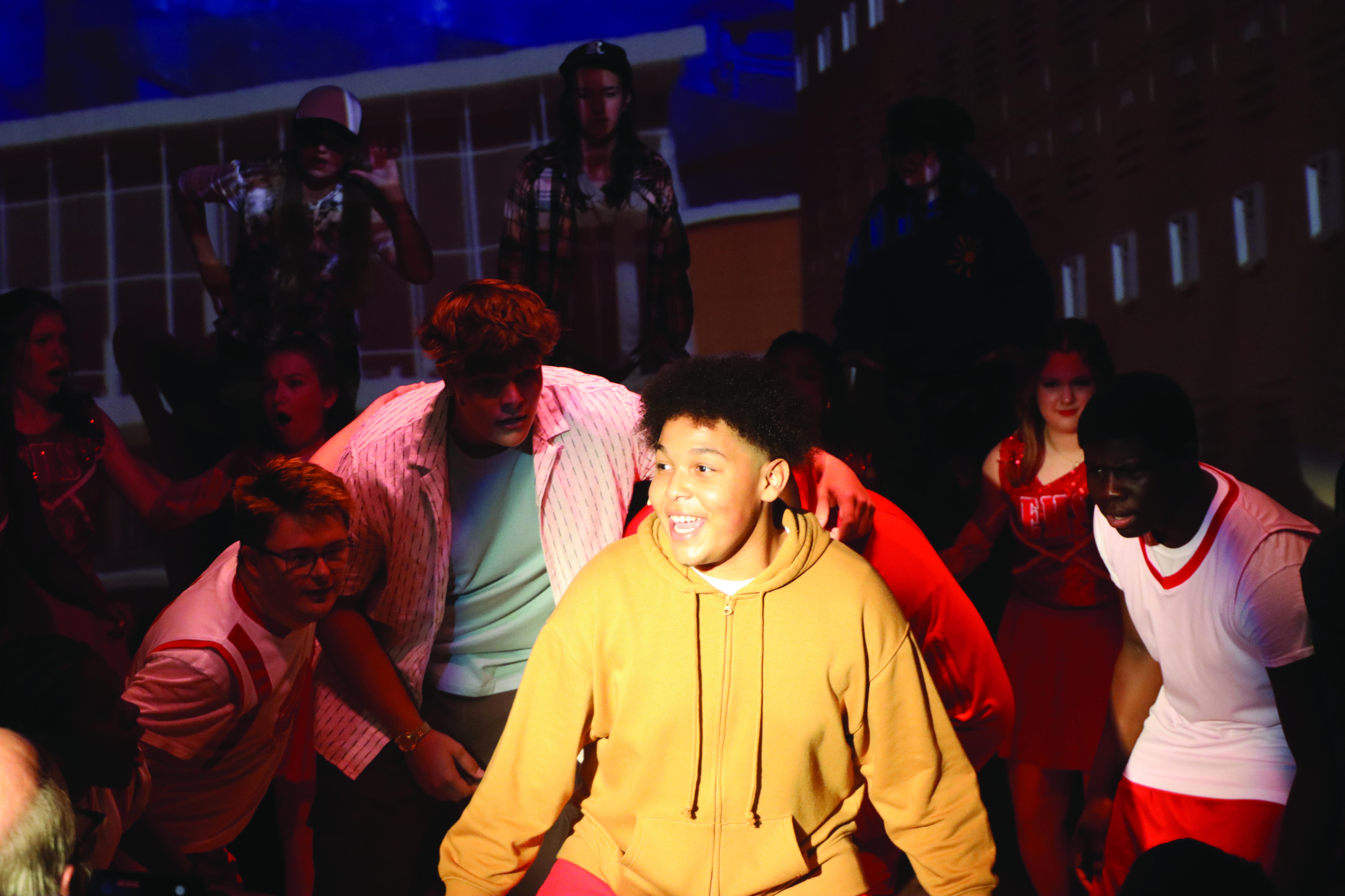 Young performers taking a bow